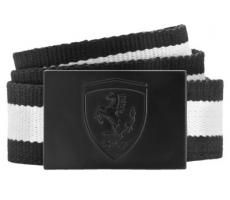 Ремень унисекс Ferrari Fanwear Belt, Black-White